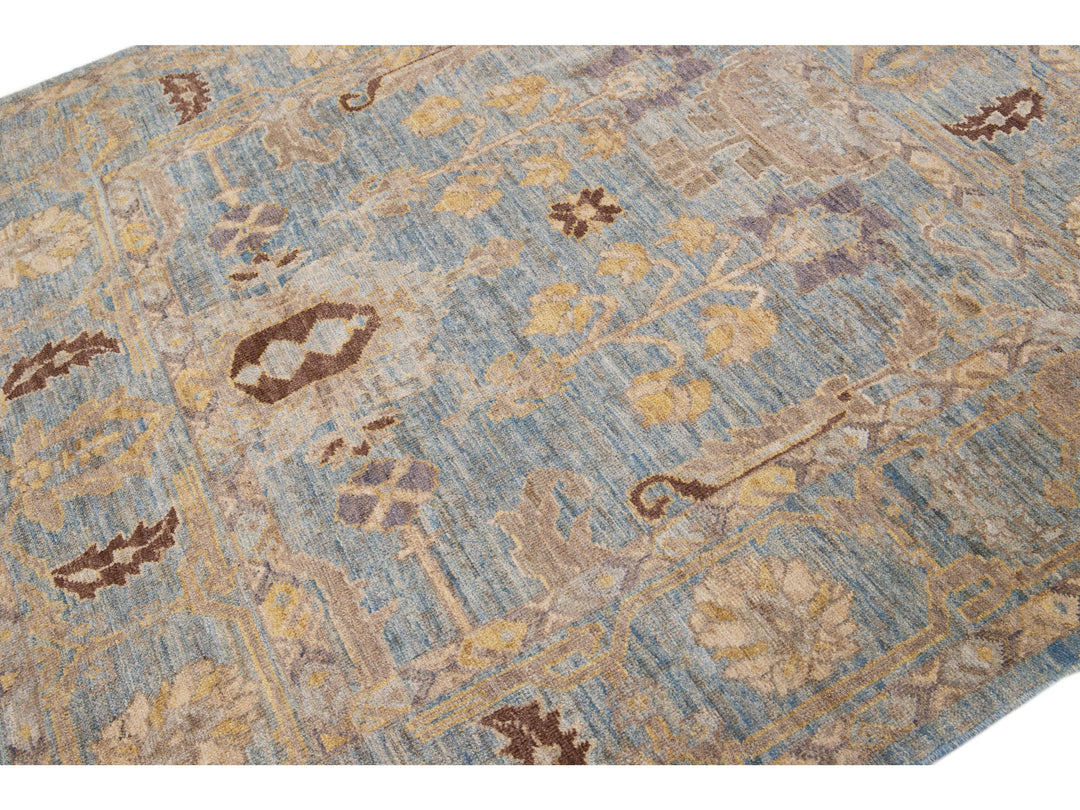 Modern Sultanabad Wool Rug 6 X 6