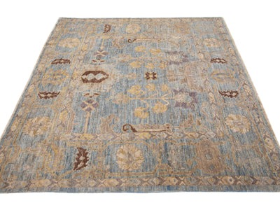 Modern Sultanabad Wool Rug 6 X 6