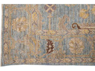 Modern Sultanabad Wool Rug 6 X 6