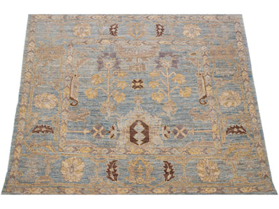 Modern Sultanabad Wool Rug 6 X 6