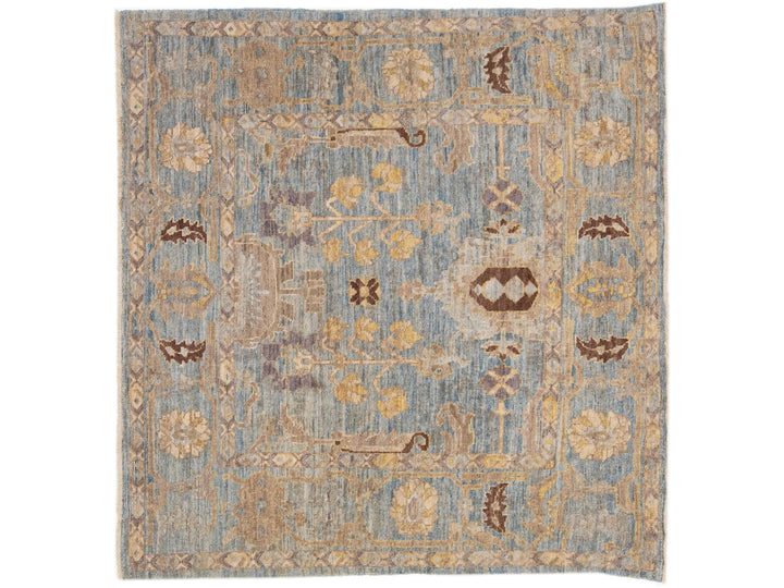 Modern Sultanabad Wool Rug 6 X 6