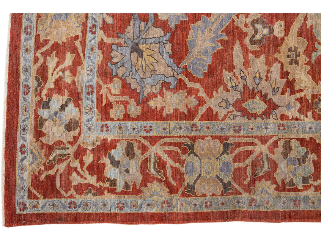 Modern Sultanabad Wool Rug 7 X 8