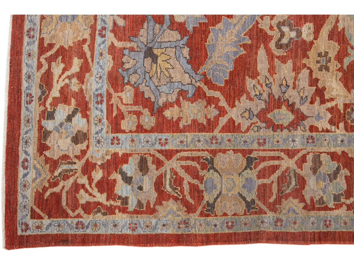 Modern Sultanabad Wool Rug 7 X 8