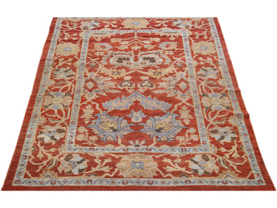 Modern Sultanabad Wool Rug 7 X 8