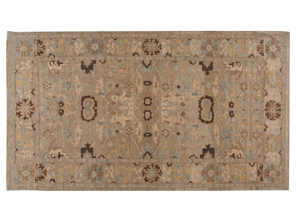 Modern Sultanabad Wool Rug 9 X 15