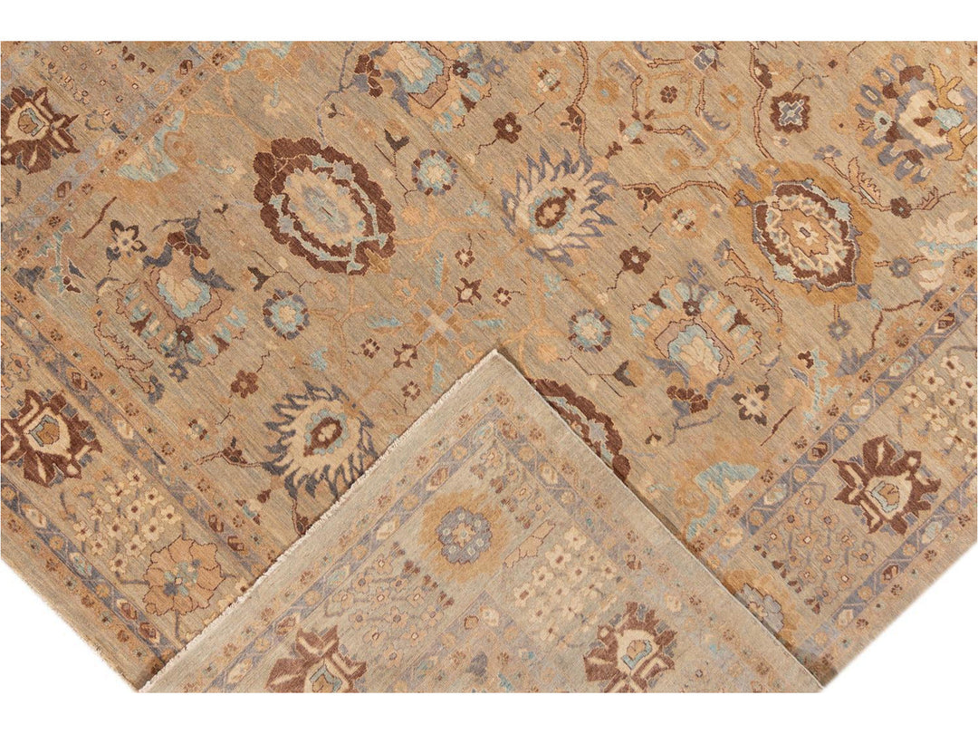 Contemporary Sultanabad Wool Rug 11 X 14