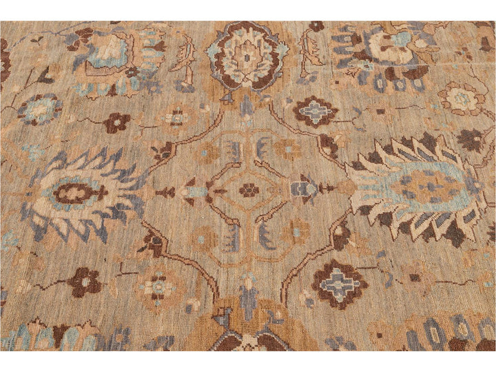 Contemporary Sultanabad Wool Rug 11 X 14
