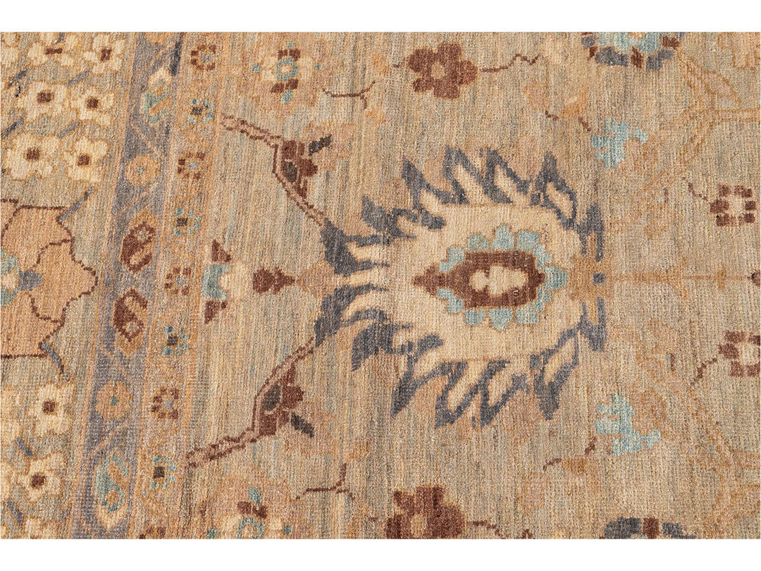 Contemporary Sultanabad Wool Rug 11 X 14