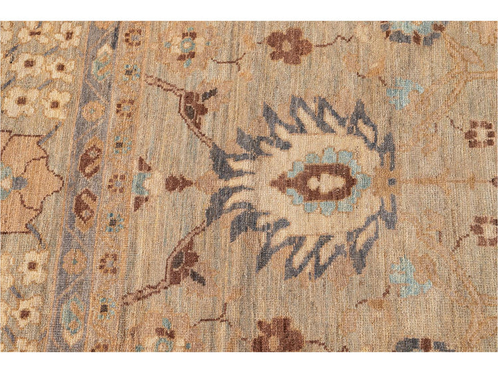 Contemporary Sultanabad Wool Rug 11 X 14