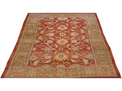 Modern Sultanabad Wool Rug 12 X 17