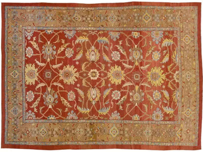Modern Sultanabad Wool Rug 12 X 17