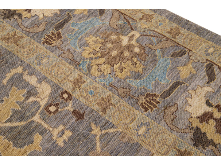 Modern Sultanabad Wool Rug 12 X 18
