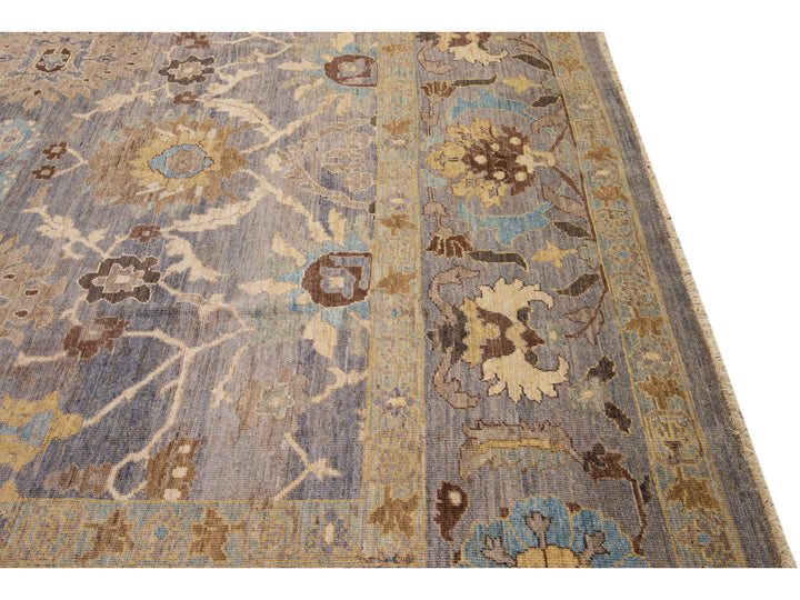 Modern Sultanabad Wool Rug 12 X 18