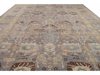 21st Century Modern Sultanabad Oversize Wool Rug