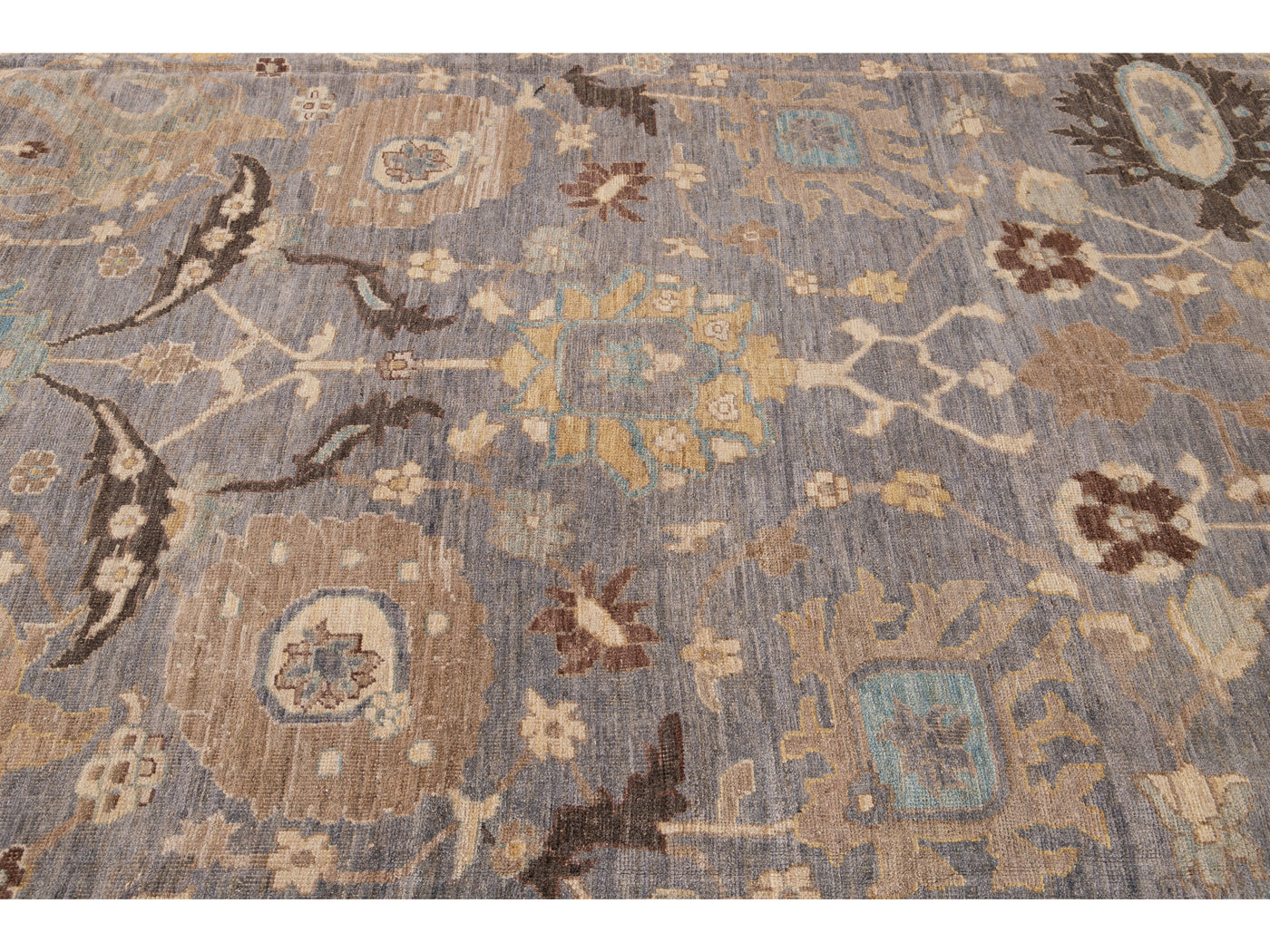 Modern Sultanabad Wool Rug 15 X 25