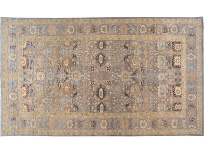 21st Century Modern Sultanabad Oversize Wool Rug