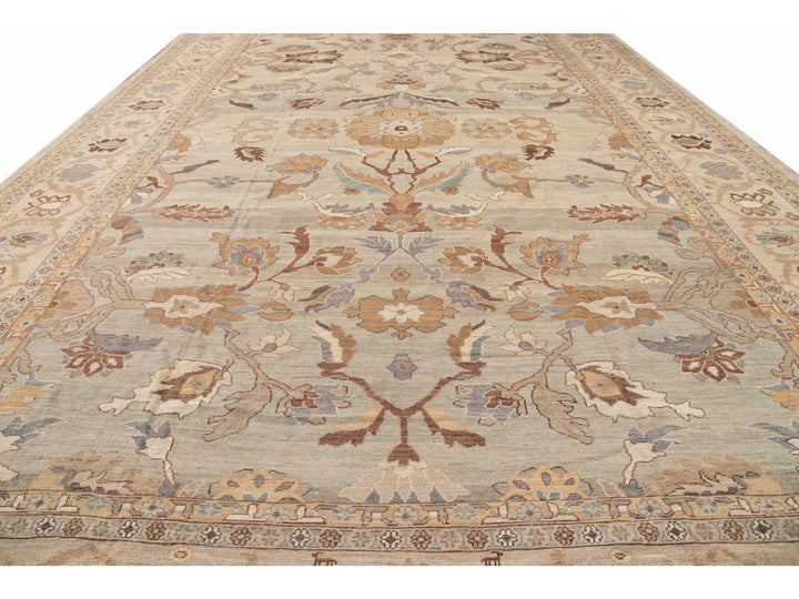 21st Century Modern Sultanabad Oversize Handmade Wool Rug