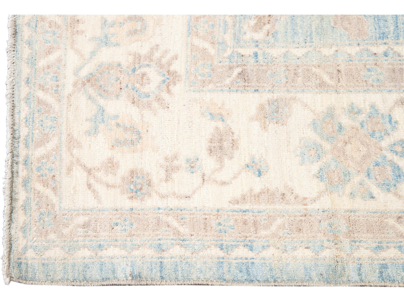 Modern Oushak Wool Rug 10 X 14