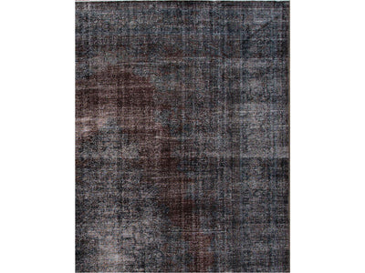 Vintage Overdyed Wool Rug 11 X 17