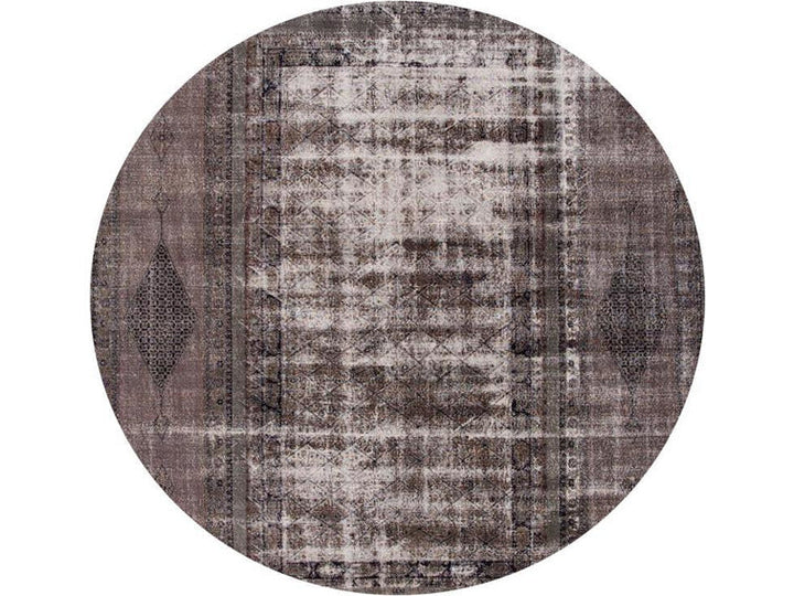 Vintage Gray Overdyed Wool Rug 11 x 17