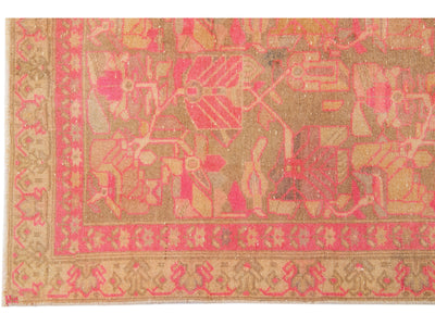 Vintage Persian Malayer Wool Rug 4 x 9