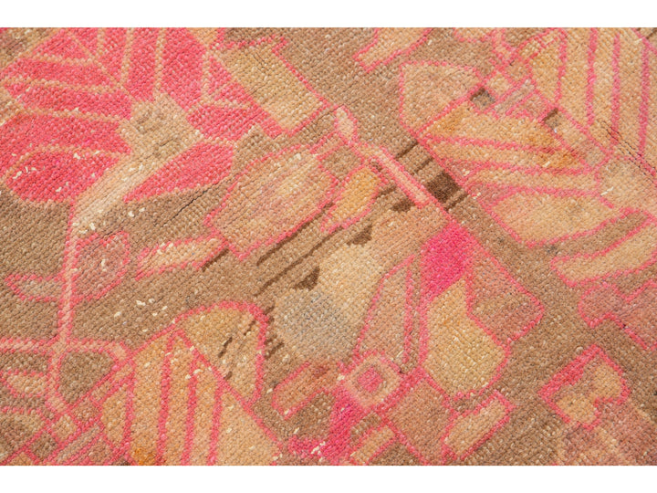 Vintage Persian Malayer Wool Rug 4 x 9
