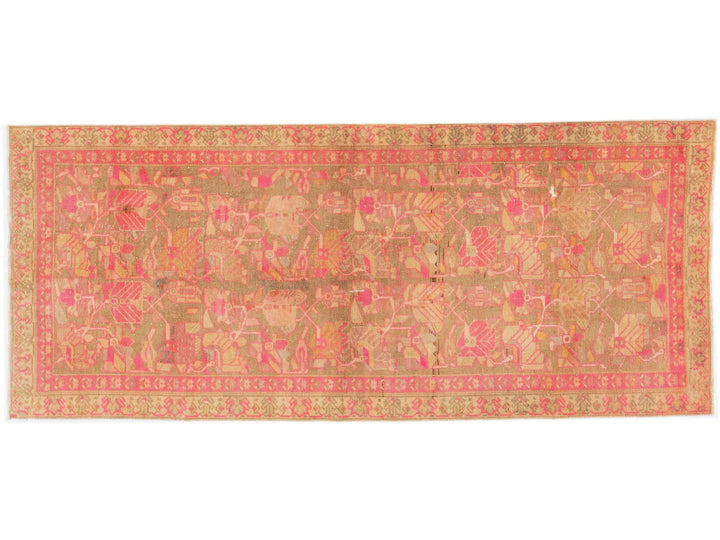 Vintage Persian Malayer Wool Rug 4 x 9