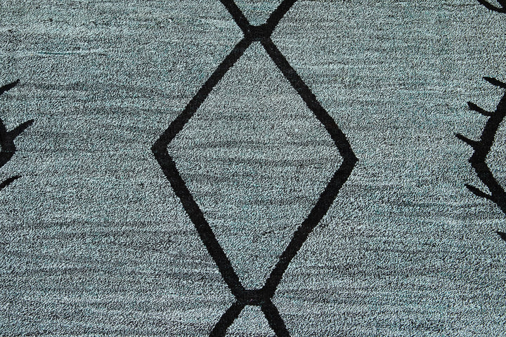 Modern Flatweave Wool Kilim Rug 10 X 12