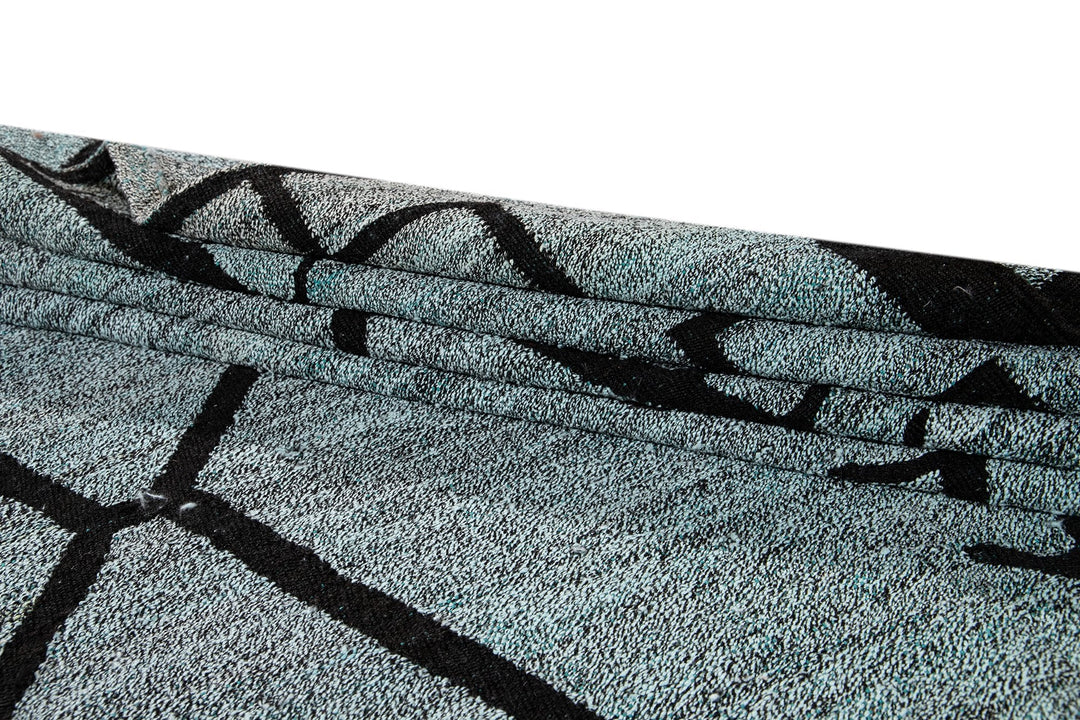 Modern Flatweave Wool Kilim Rug 10 X 12