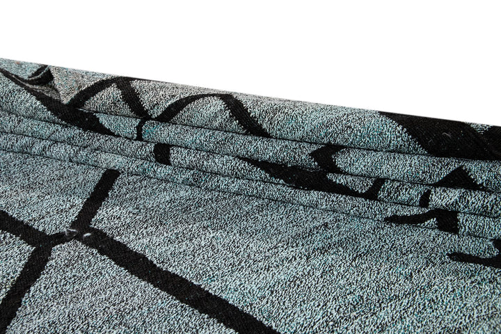 Modern Flatweave Wool Kilim Rug 10 X 12