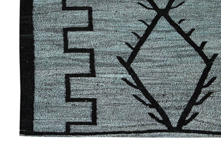 Modern Flatweave Wool Kilim Rug 10 X 12