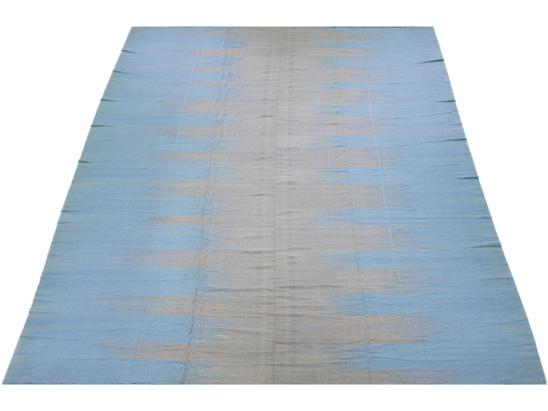 Modern Kilim Wool Rug 12 X 19