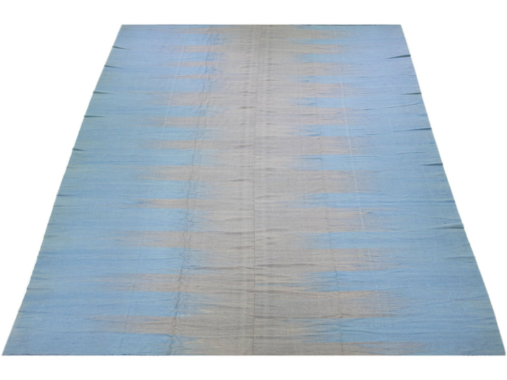 Modern Kilim Wool Rug 12 X 19