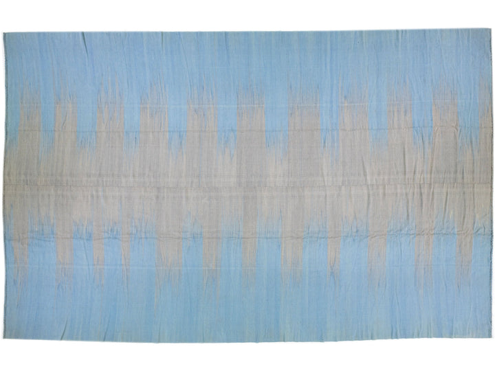 Modern Kilim Wool Rug 12 X 19