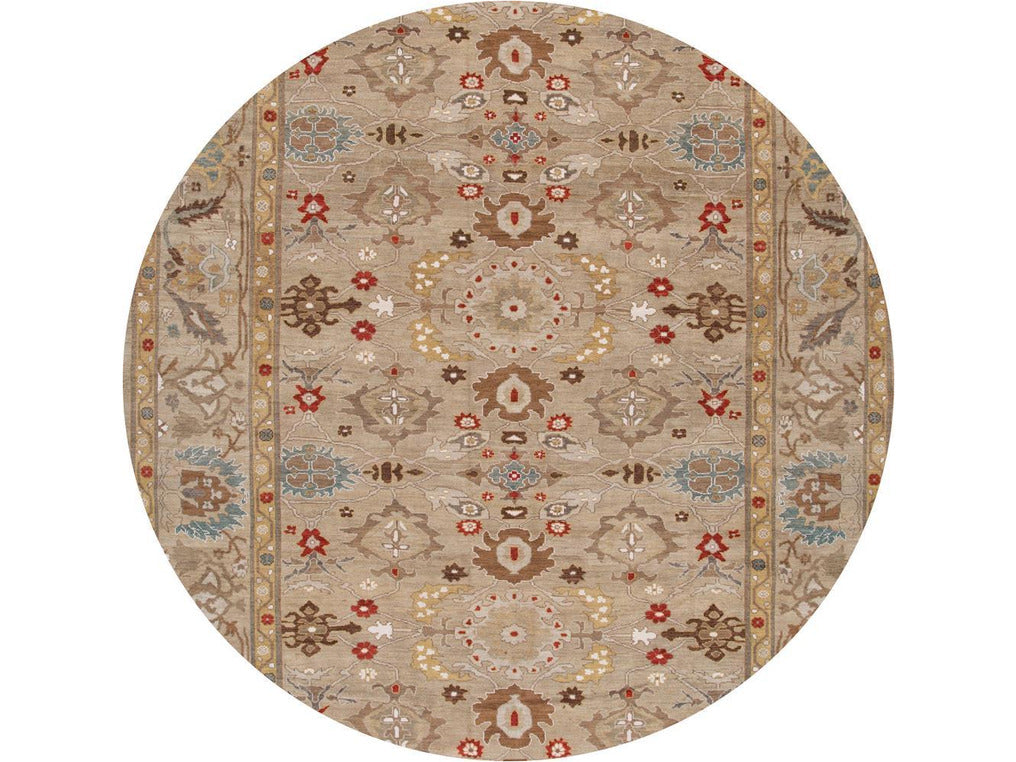Contemporary Sultanabad Wool Rug 12 X 18