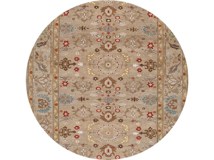 Contemporary Sultanabad Wool Rug 12 X 18