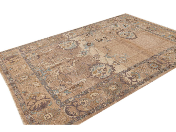 Contemporary Sultanabad Wool Rug 7 X 10