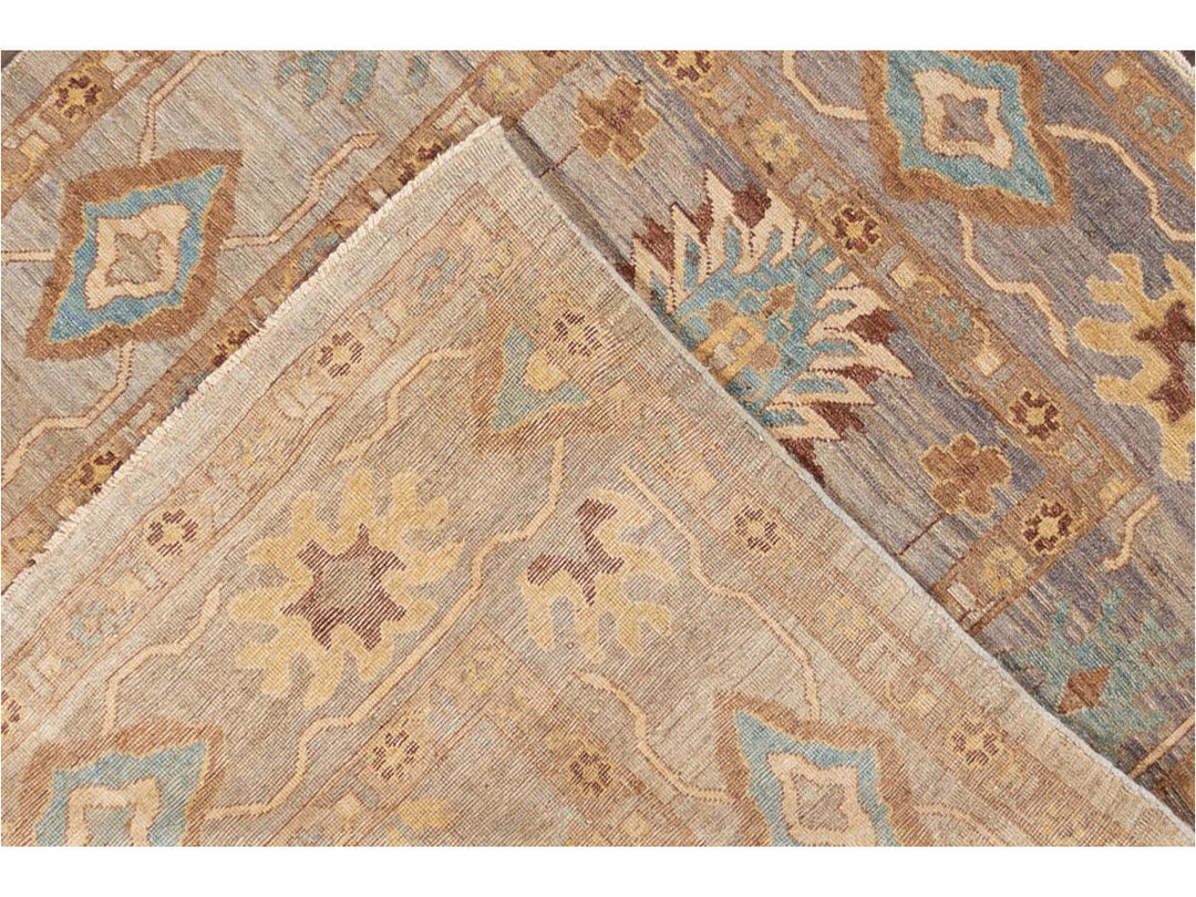 Modern Square Sultanabad Wool Rug 6 X 7
