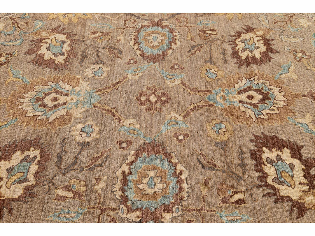 Modern Persian Sultanabad Rug 10 X 13