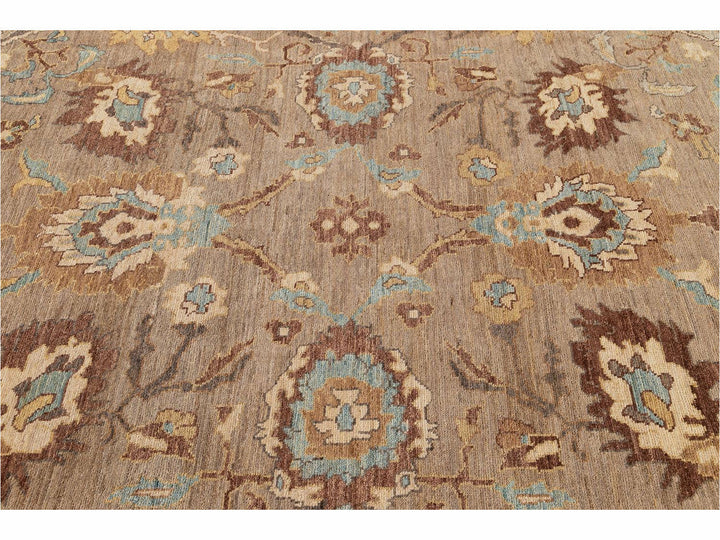 Modern Persian Sultanabad Rug 10 X 13