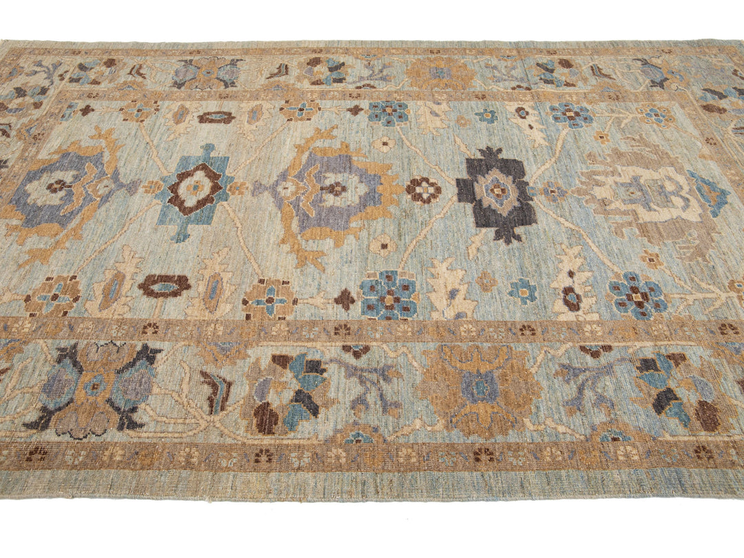 Modern Sultanabad Wool Rug 6 X 10