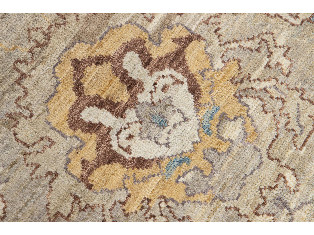 Modern Sultanabad Wool Rug 8 X 9