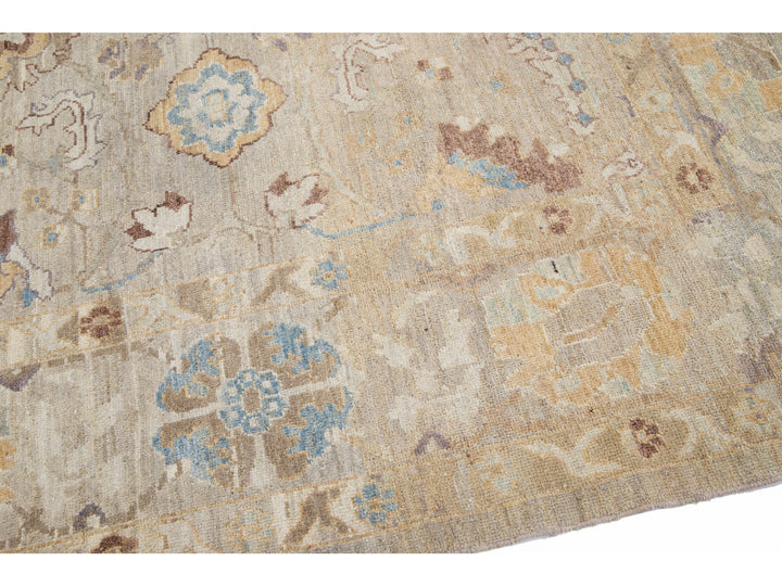 Modern Sultanabad Wool Rug 8 X 9