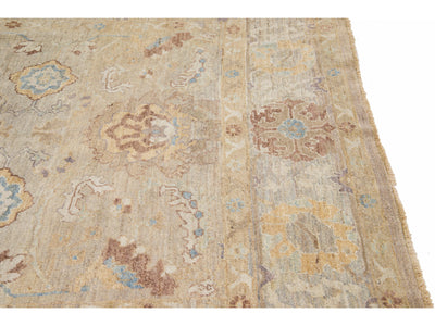 Modern Sultanabad Wool Rug 8 X 9