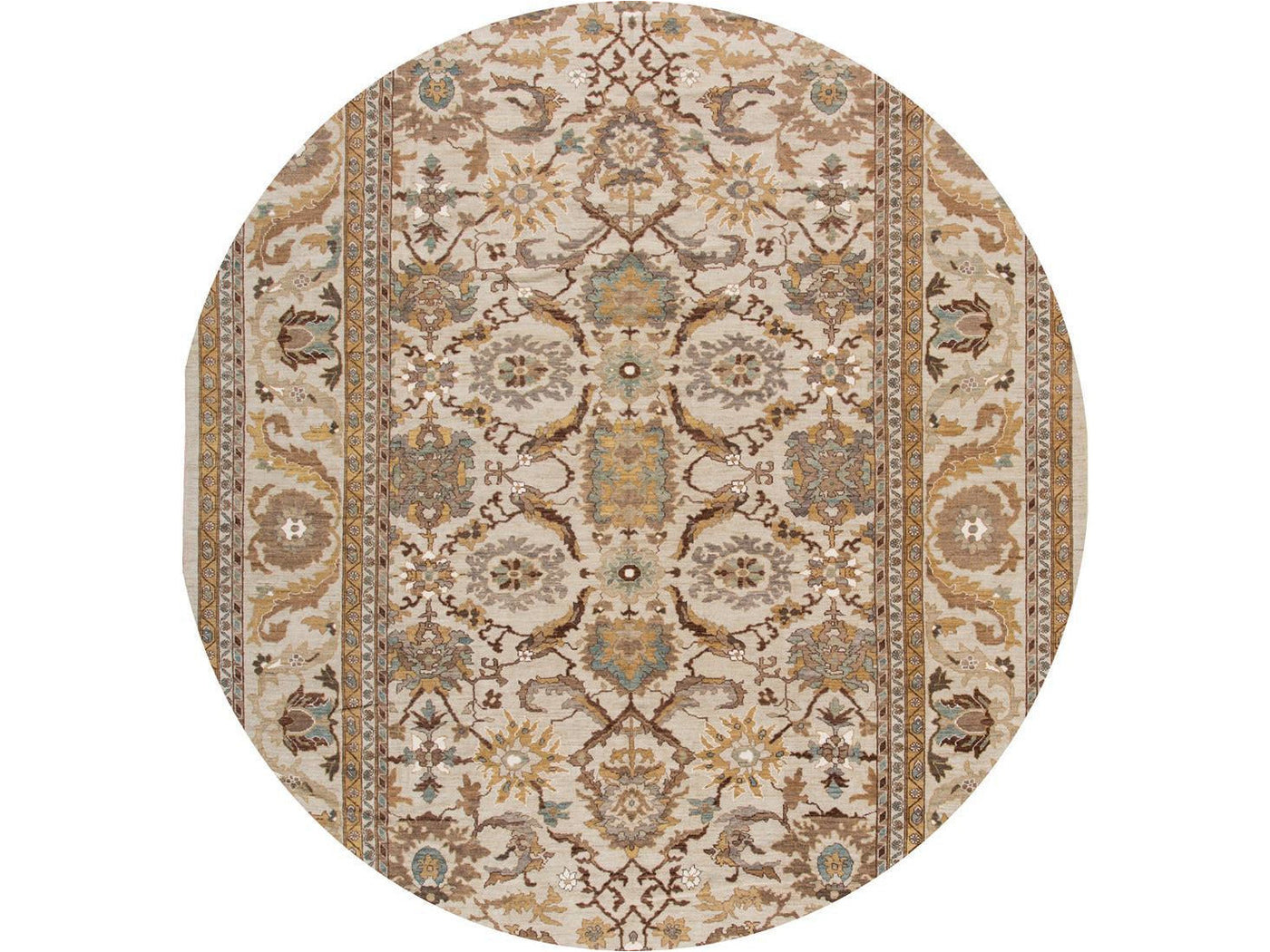 Contemporary Sultanabad Oversize Wool Rug 13 X 20