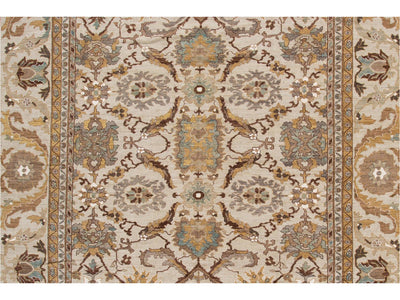 Contemporary Sultanabad Oversize Wool Rug 13 X 20