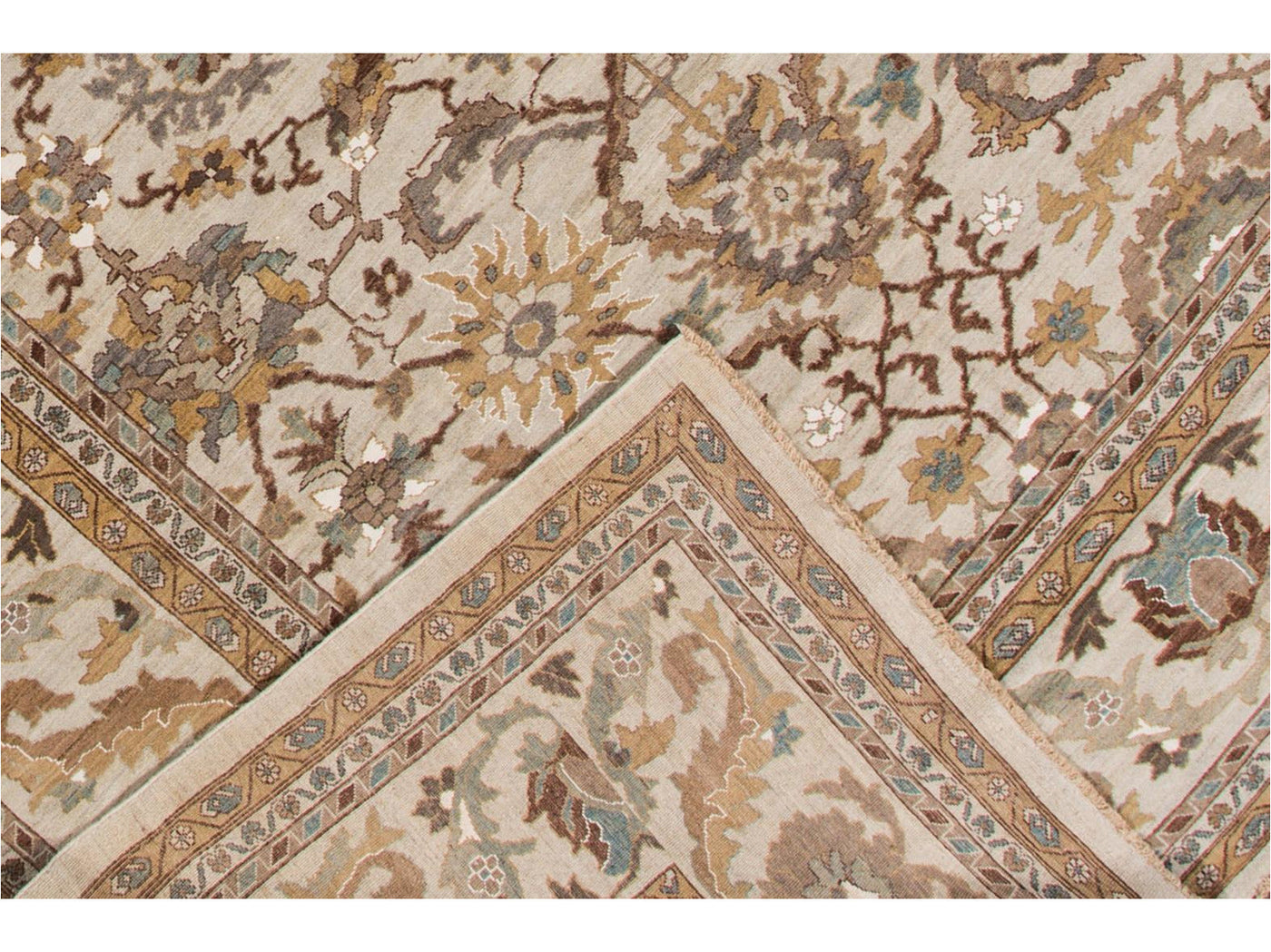 Contemporary Sultanabad Oversize Wool Rug 13 X 20