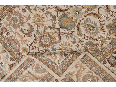 Contemporary Sultanabad Oversize Wool Rug 13 X 20