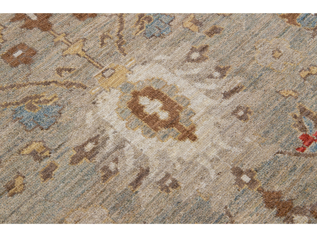 Modern Sultanabad Rug 13 X 18
