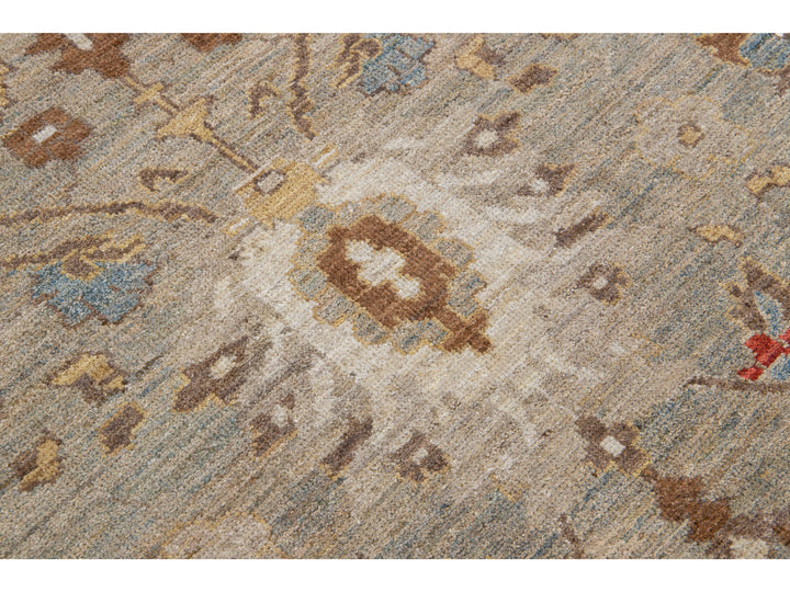 Modern Sultanabad Rug 13 X 18